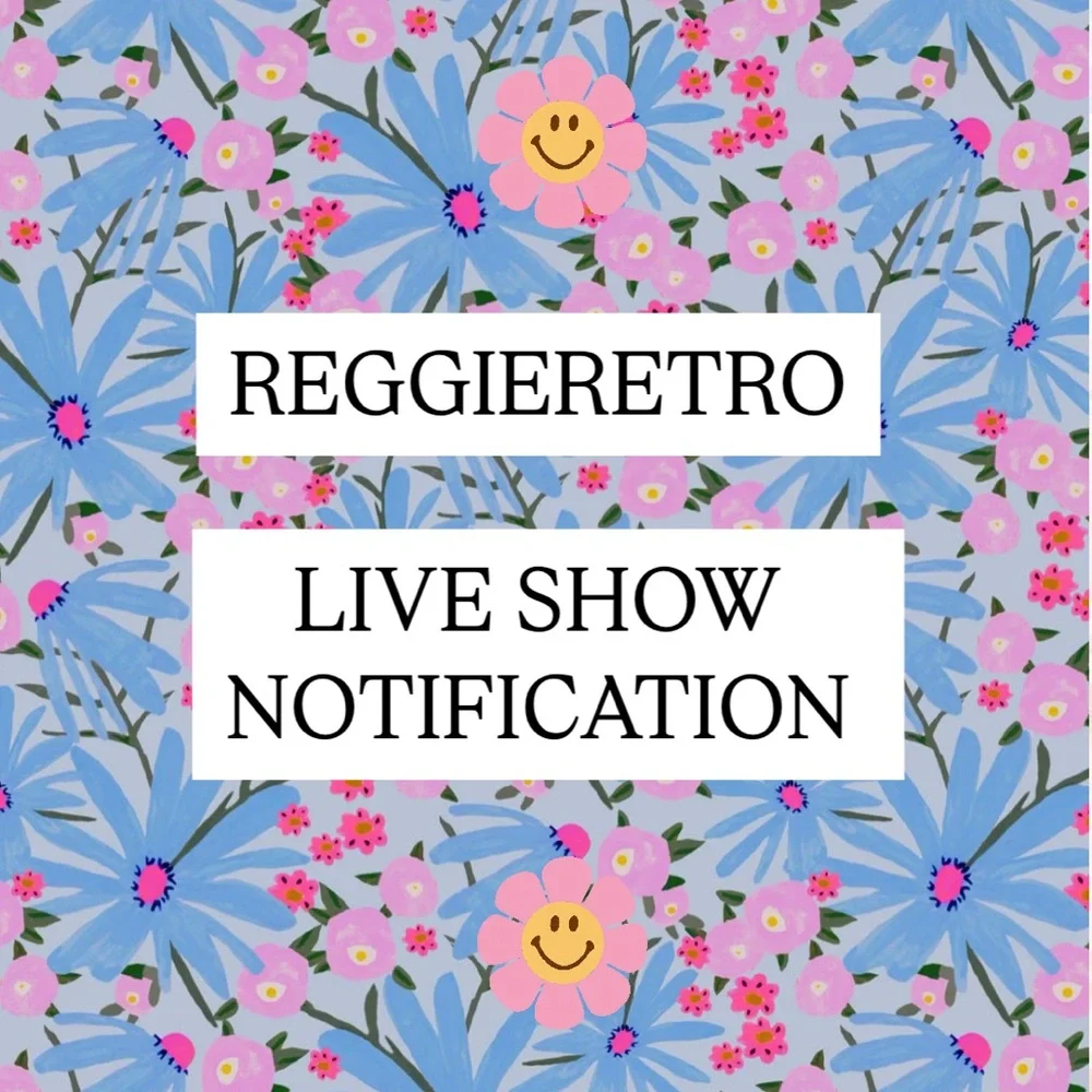 REGGIERETRO IS LIVE NOW! Stop by :) LIVE SHOW FLYER - Picture 15 of 16